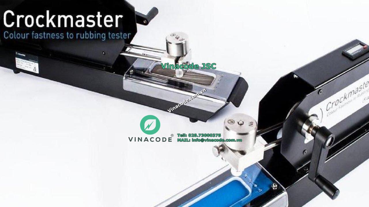 Crockmaster: Colour Fastness to Rubbing Tester, Fabric Rubbing Fastness ...